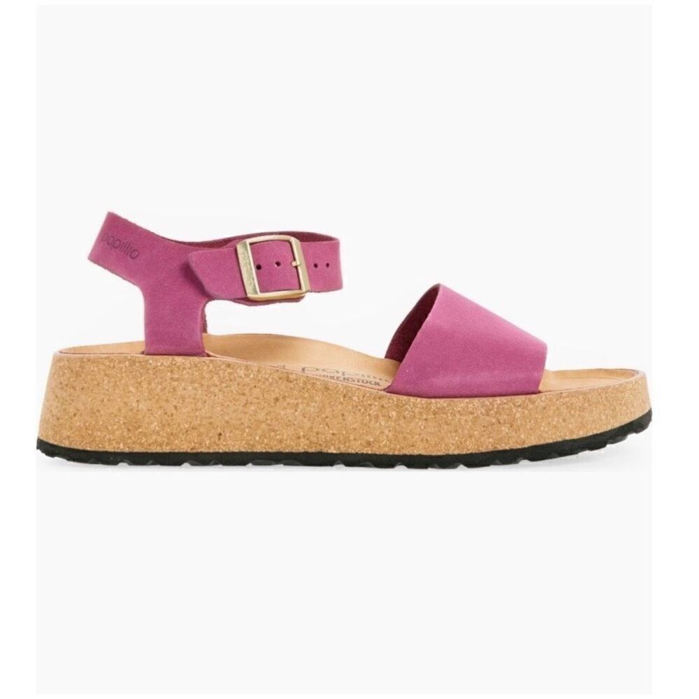 Birkenstocks Papillio Glenda Womens Size 40/9 Narrow Beach Sandals Boysenberry - Picture 4 of 10